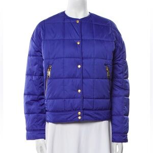 Rebecca Minkoff Blue Quilted Jacket